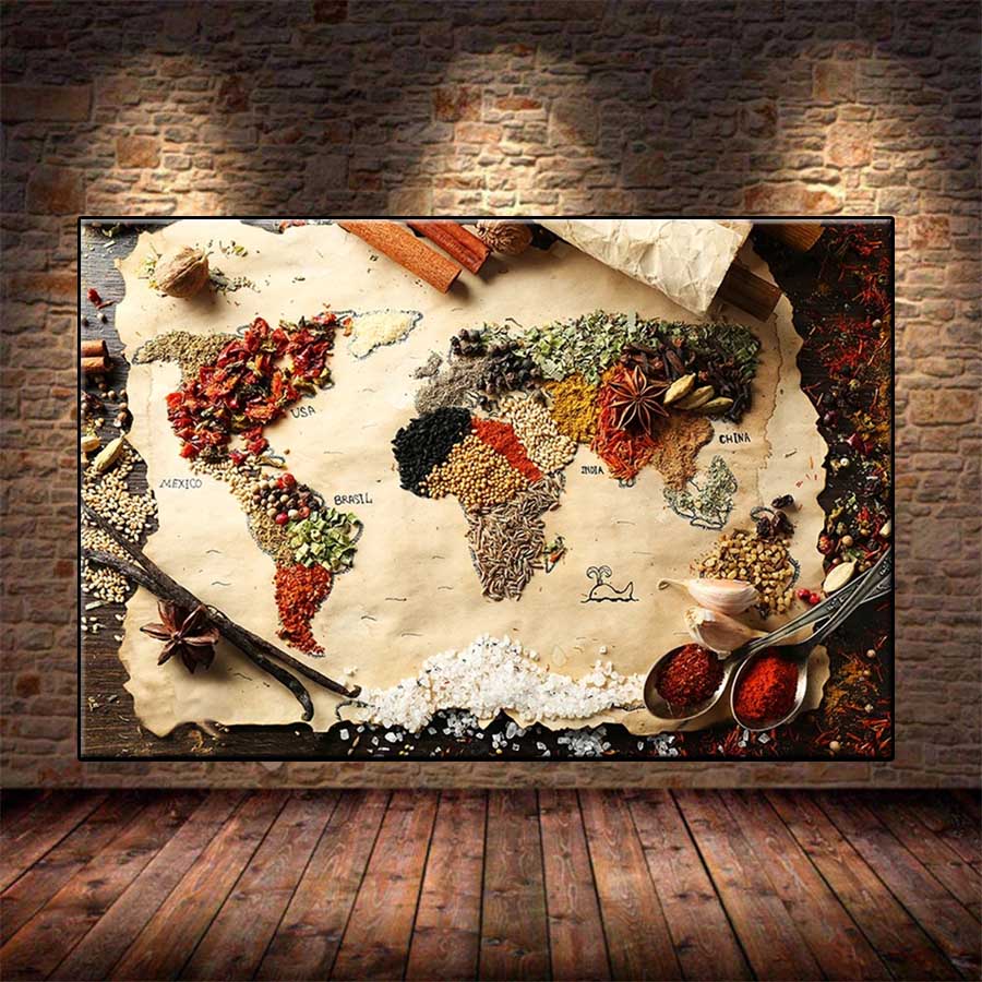 Resin Art World - Diamond Mosaic Picture Spice and Seasoning