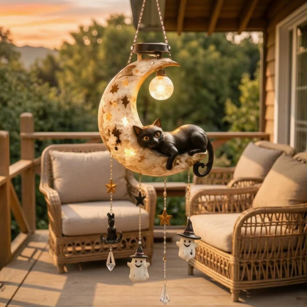 Resin Art Hanging - Weather Resistant Outdoor Garden Art Solar