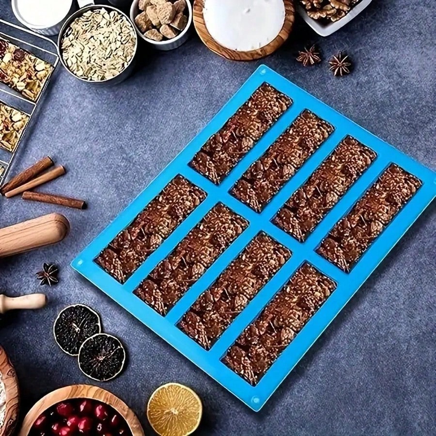 Tray Mold Rectangle - 1pc Silicone Granola Bar Mold, Candy