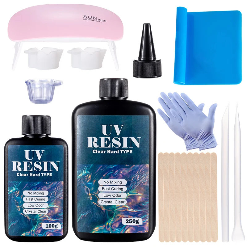 Resin Art Workshop - Hard UV Resin Glue Kit Fast