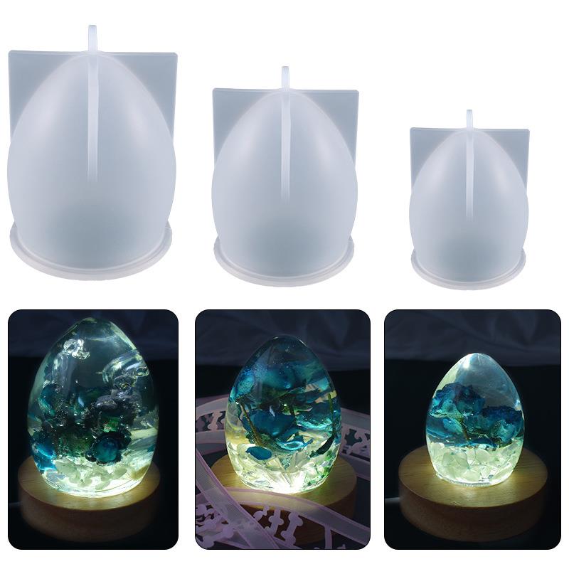 Resin Art Heat Gun - Hot Egg-Shaped Silicone Mold Crystal Resin