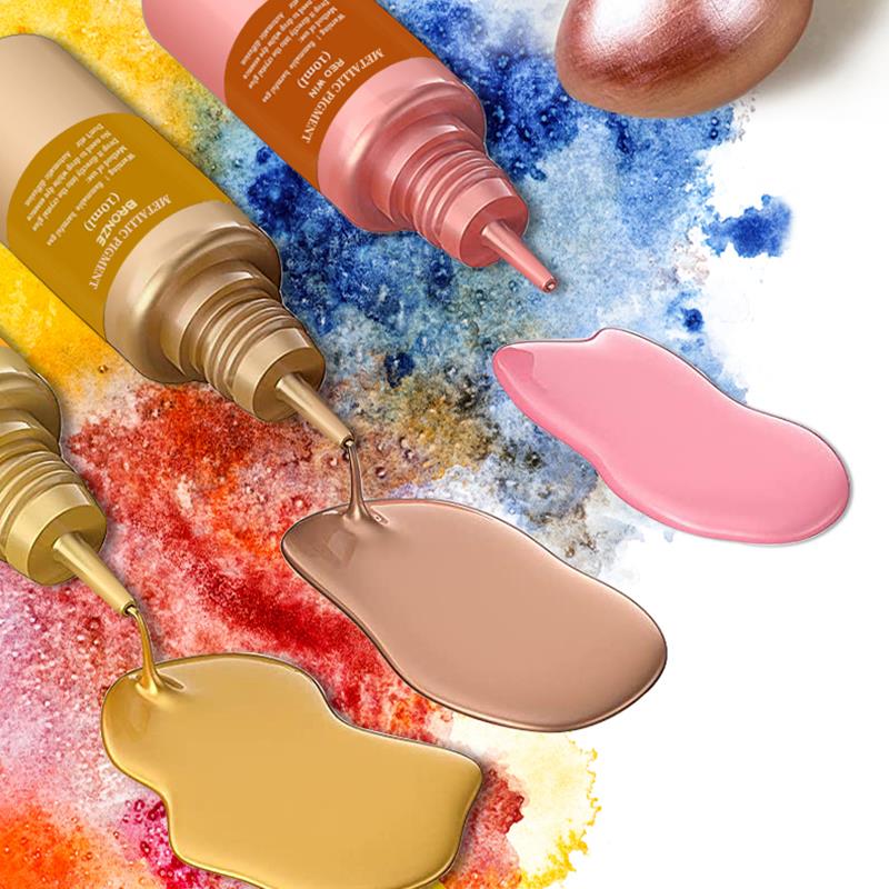 Resin Pigment Alcohol Ink - 15ml Metal Resin Pigment Alcohol Liquid