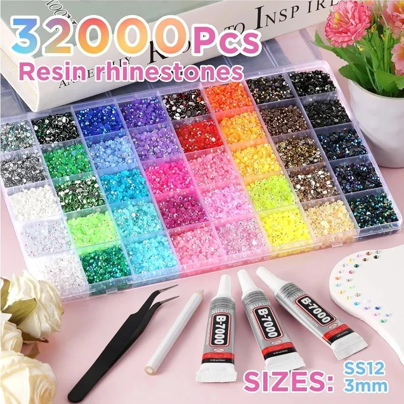 Resin Art For Photo Frame - 3mm Color Diy Resin Rhinestone Kit