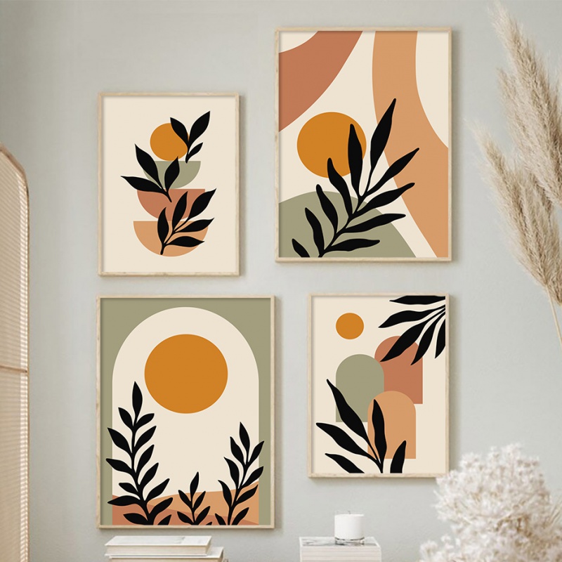 Resin Art Online - Abstract Nordic Wall Art Boho Style