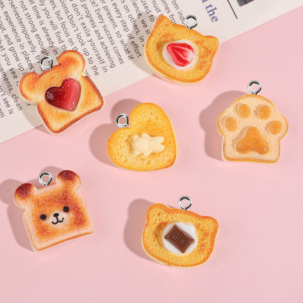 Resin Art Jewelry Kit - 10pcs Heart Bear Cat Animal Shape