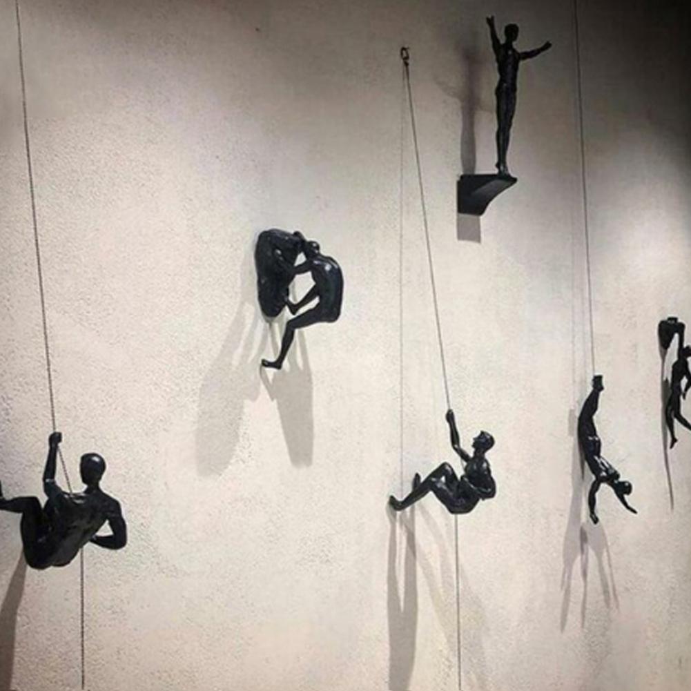 Resin Art Hanging - Climbing Athlete Man Art Sports Wall
