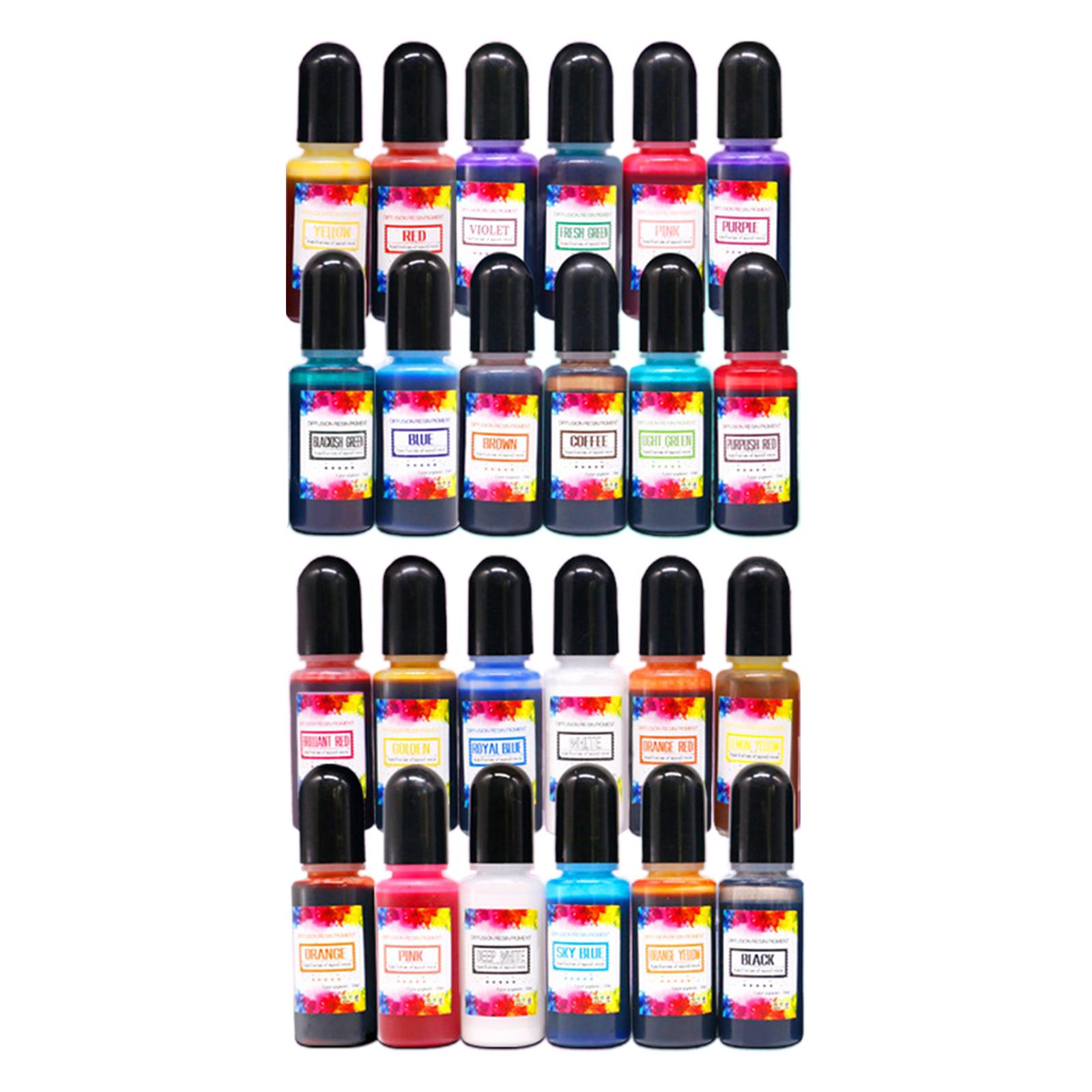 24Pcs Alcohol Inks Epoxy Resin - đánh giá và giá Resin Pigment Alcohol Ink