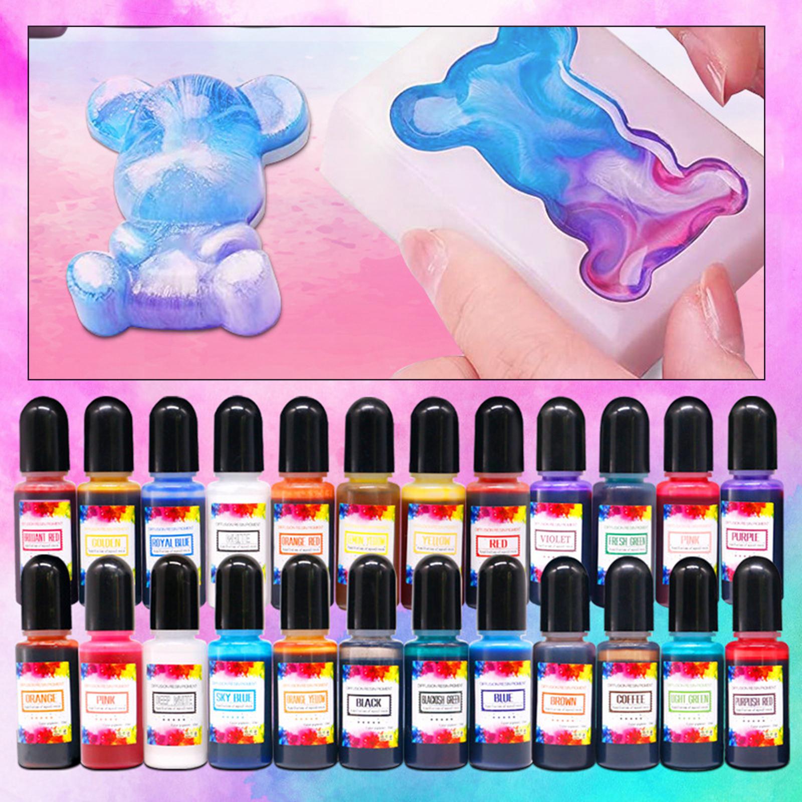 24Pcs Alcohol Inks Epoxy Resin - đánh giá và giá Resin Pigment Alcohol Ink