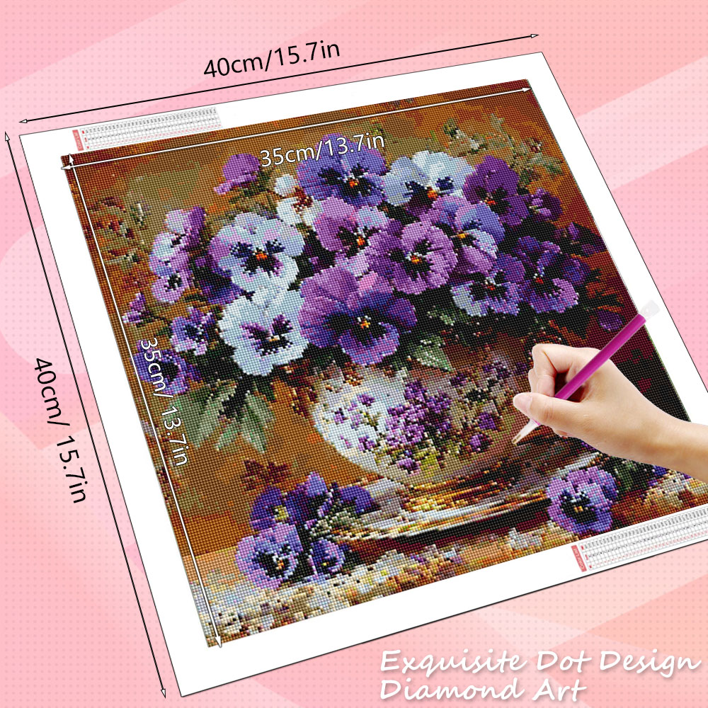 HUACAN 5D Diamond Mosaic Rose  - đánh giá và giá Resin Art Rose