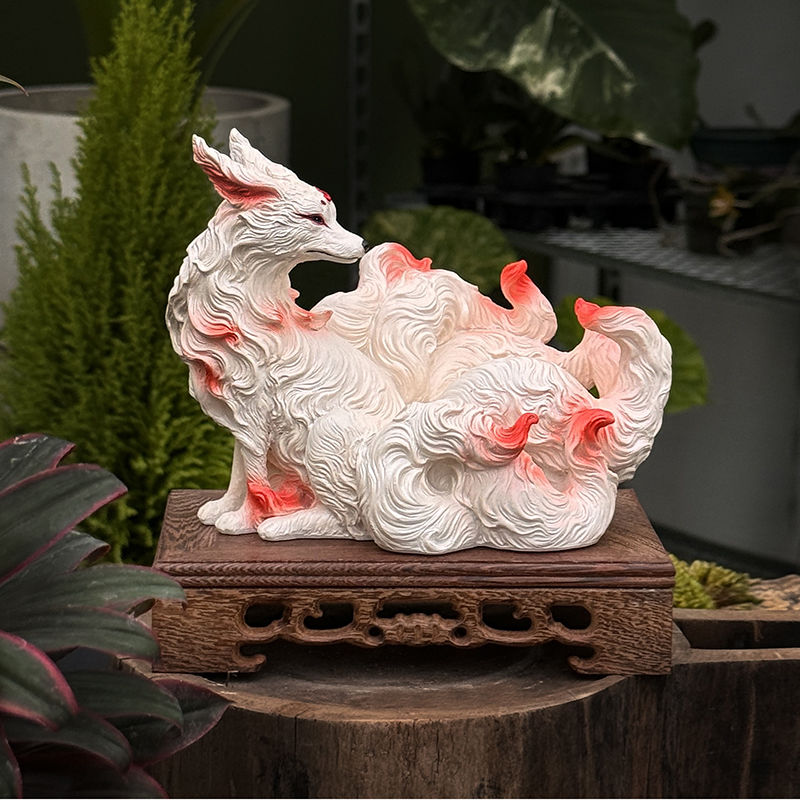 Nine-Tailed Fox Ornaments Fox  - đánh giá và giá Resin Art For Anniversary Gift