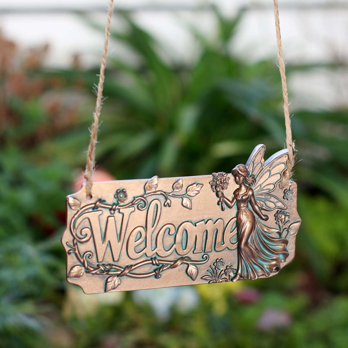 Copper Fairy Welcome Sign Hang - đánh giá và giá Resin Art Hanging