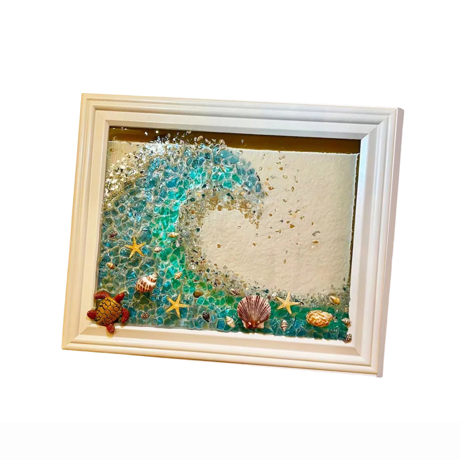 Sea Glass Art Kits Sea Glass A - đánh giá và giá Resin Art For Photo Frame