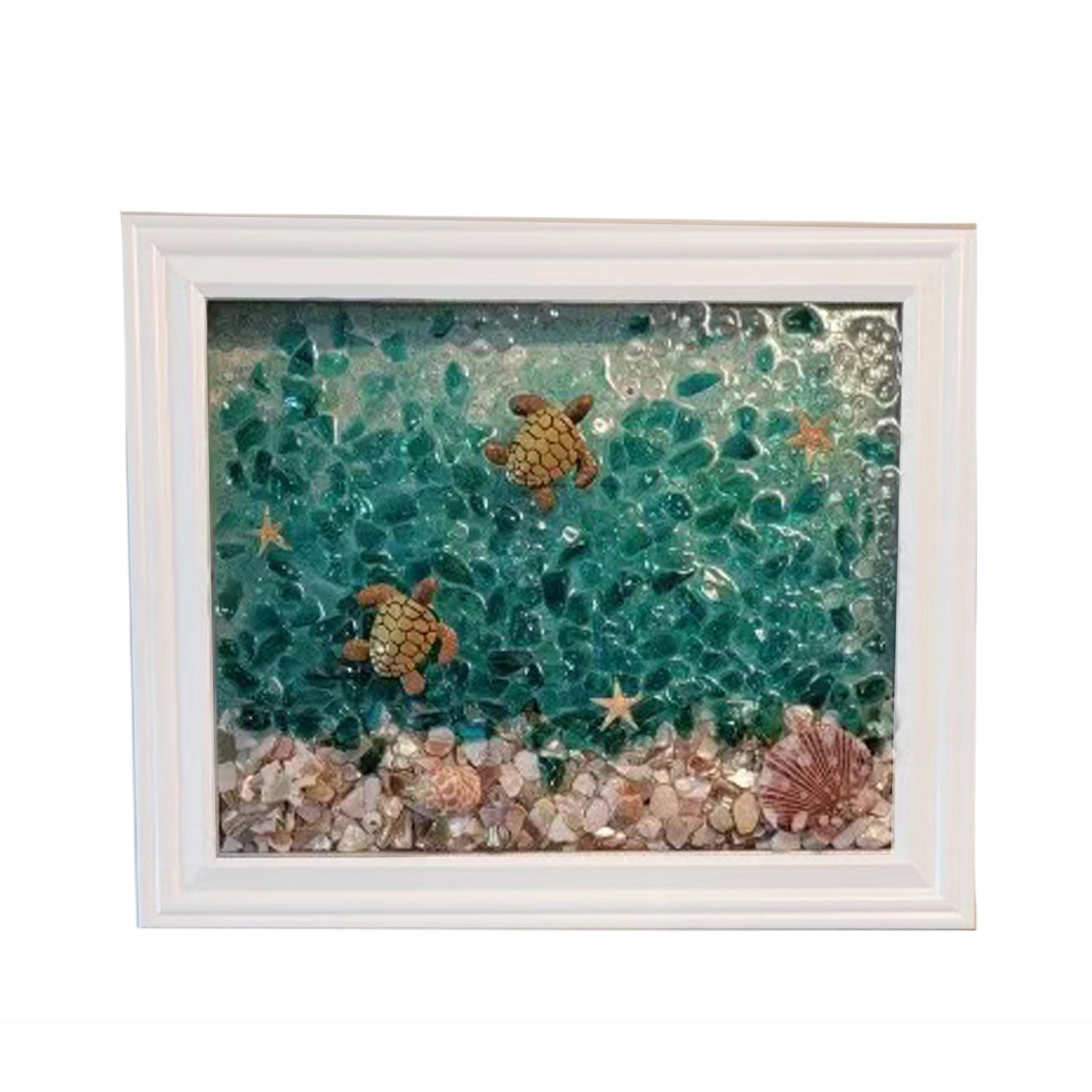 Sea Glass Art Kits Sea Glass A - đánh giá và giá Resin Art For Photo Frame