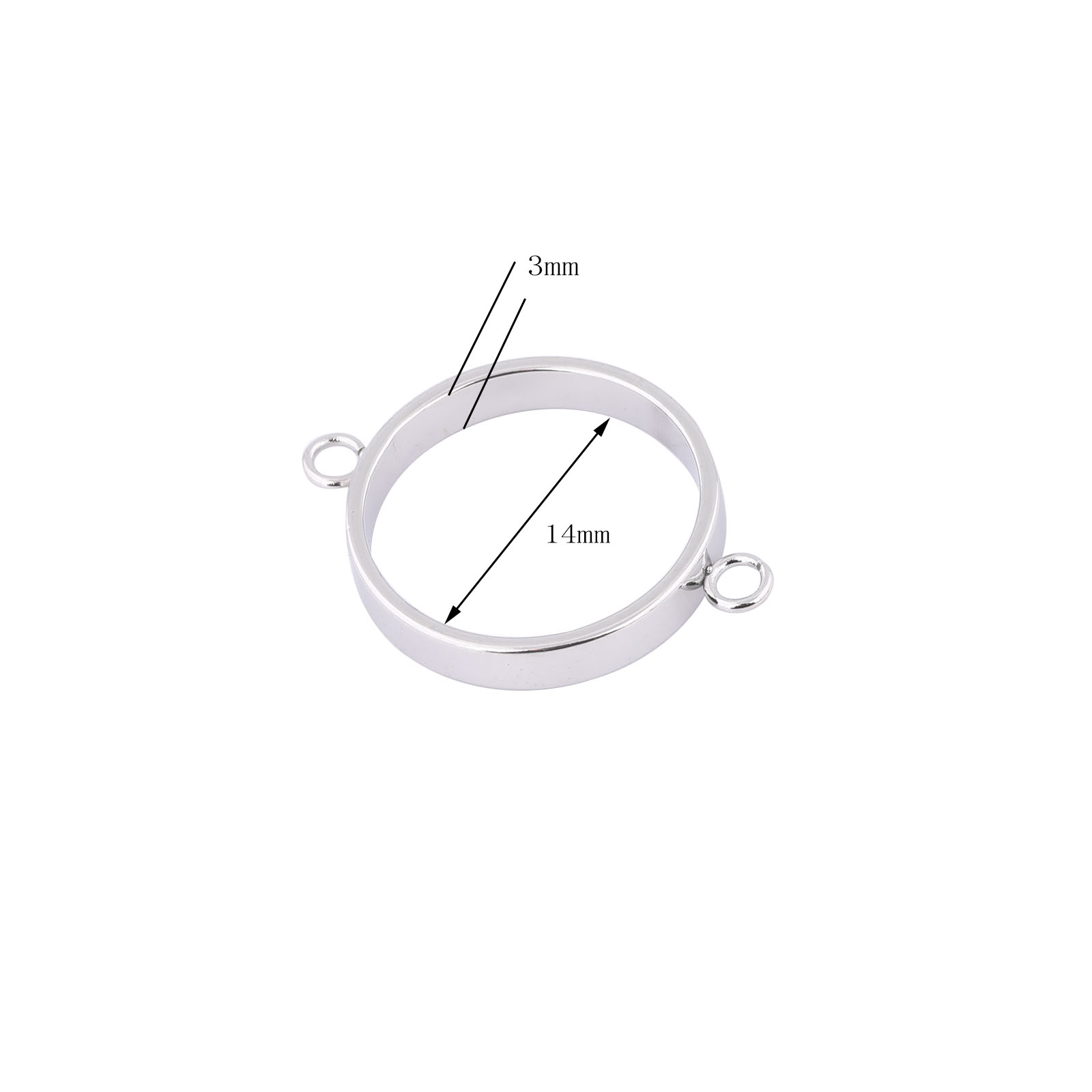 10pcs Stainless Steel 14mm Ope - đánh giá và giá Resin Art Jewelry Kit