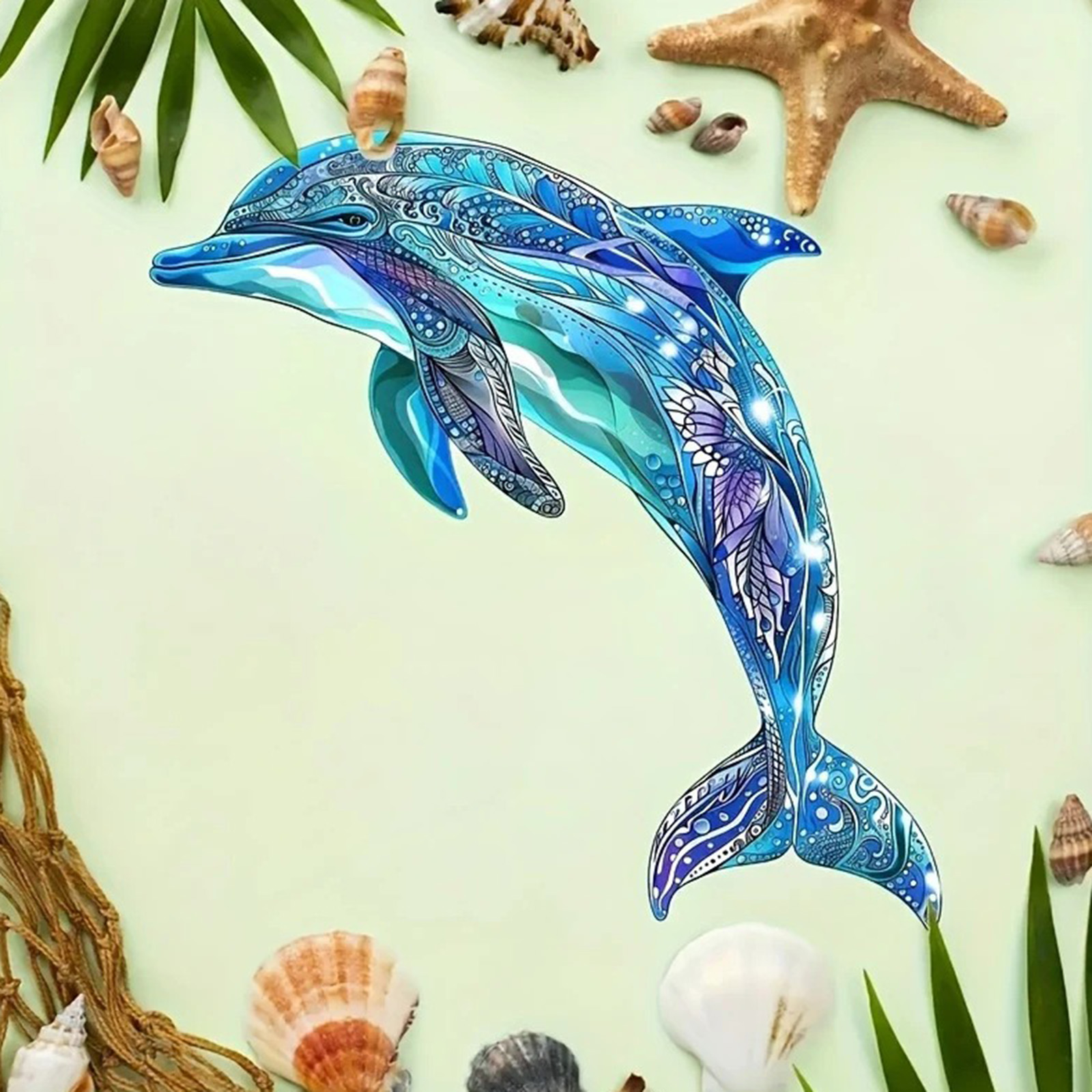 Dolphin Metal Wall Decor Brigh - đánh giá và giá Resin Art Hanging