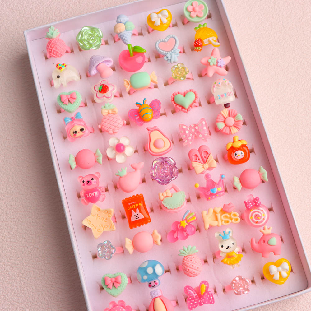 10/20/30/50/100Pcs/Lot Fashion - đánh giá và giá Resin Art Ring