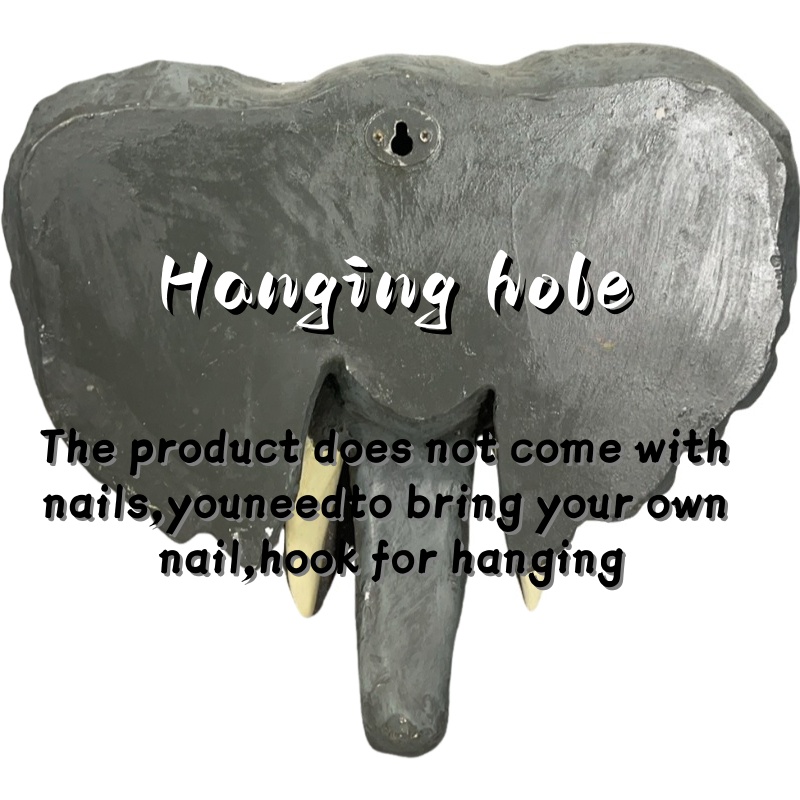 Wide Realistic African Elephan - đánh giá và giá Resin Art Hanging