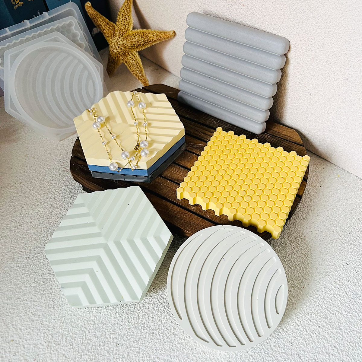 Honeycomb Coaster Mold Circula - đánh giá và giá Tray Mold Rectangle