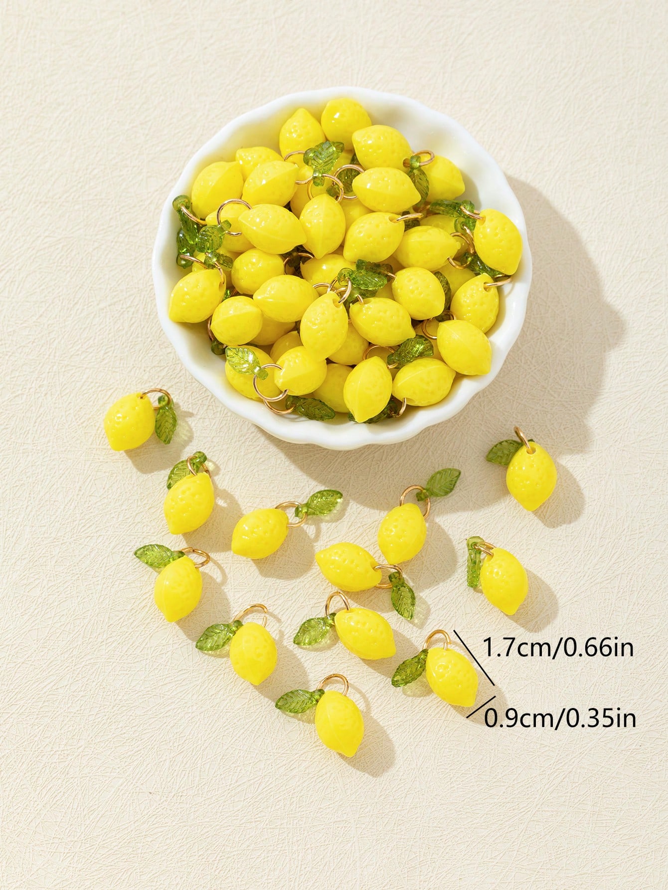 10Pcs 3D Lemon Resin Charms Pe - đánh giá và giá Resin Art Earrings