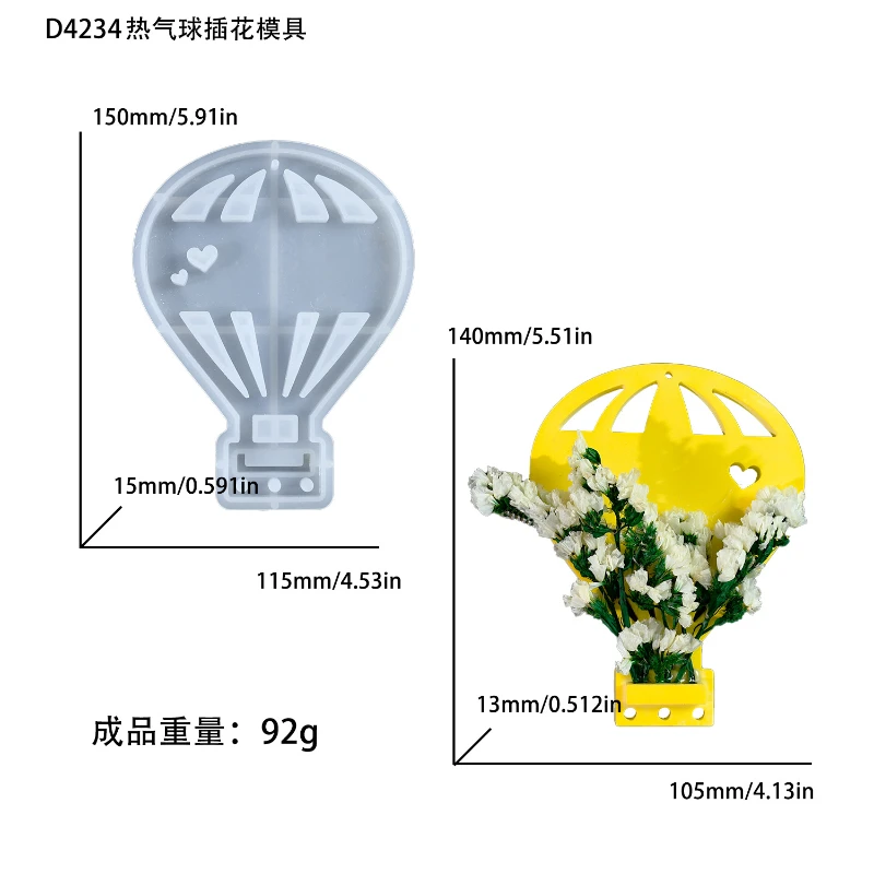 Romantic Hot Air Balloon Flowe - đánh giá và giá Resin Art Heat Gun