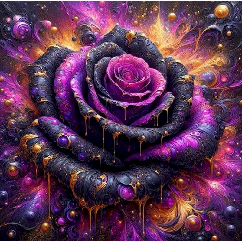 GATYZTORY Rose 5d Diamond Pain - đánh giá và giá Resin Art Rose