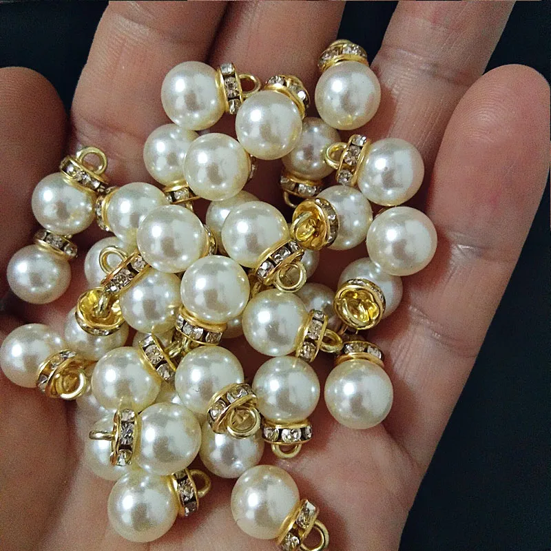 30Pcs Round Pearl Diamond Pend - đánh giá và giá Resin Art For Anniversary Gift