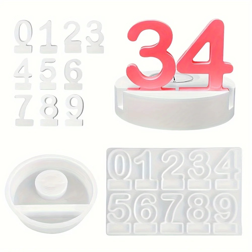 2pc Birthday Cake Silicones Mo - đánh giá và giá Resin Art Resin