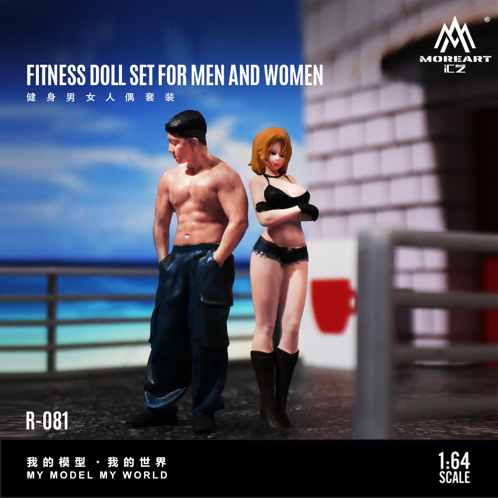 More Art 1:64 Fitness Male and - đánh giá và giá Resin Art Resin