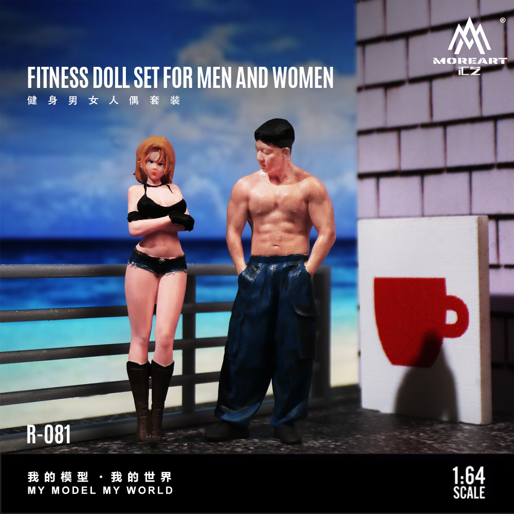 More Art 1:64 Fitness Male and - đánh giá và giá Resin Art Resin
