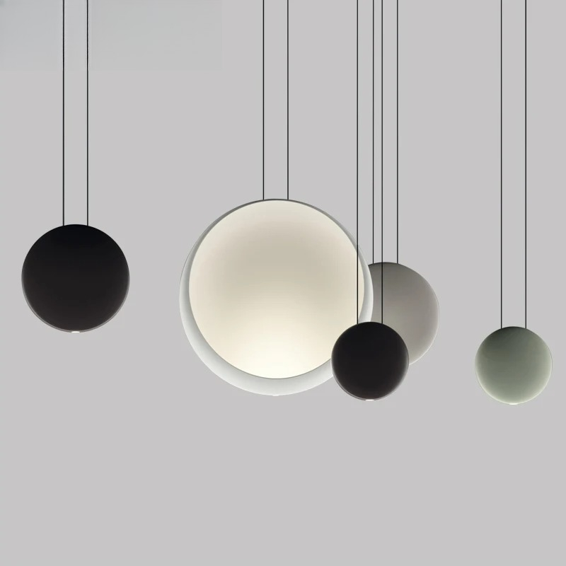 Nordic Simplicity LED Pendant  - đánh giá và giá Resin Art Hanging