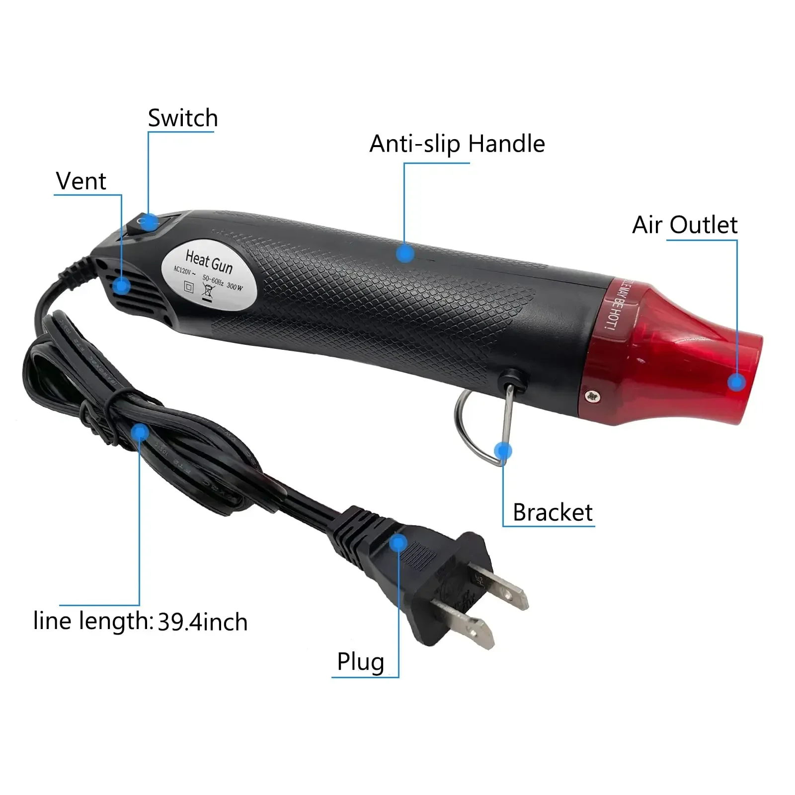 Mini Hot Air Heat Gun for DIY  - đánh giá và giá Resin Art Heat Gun