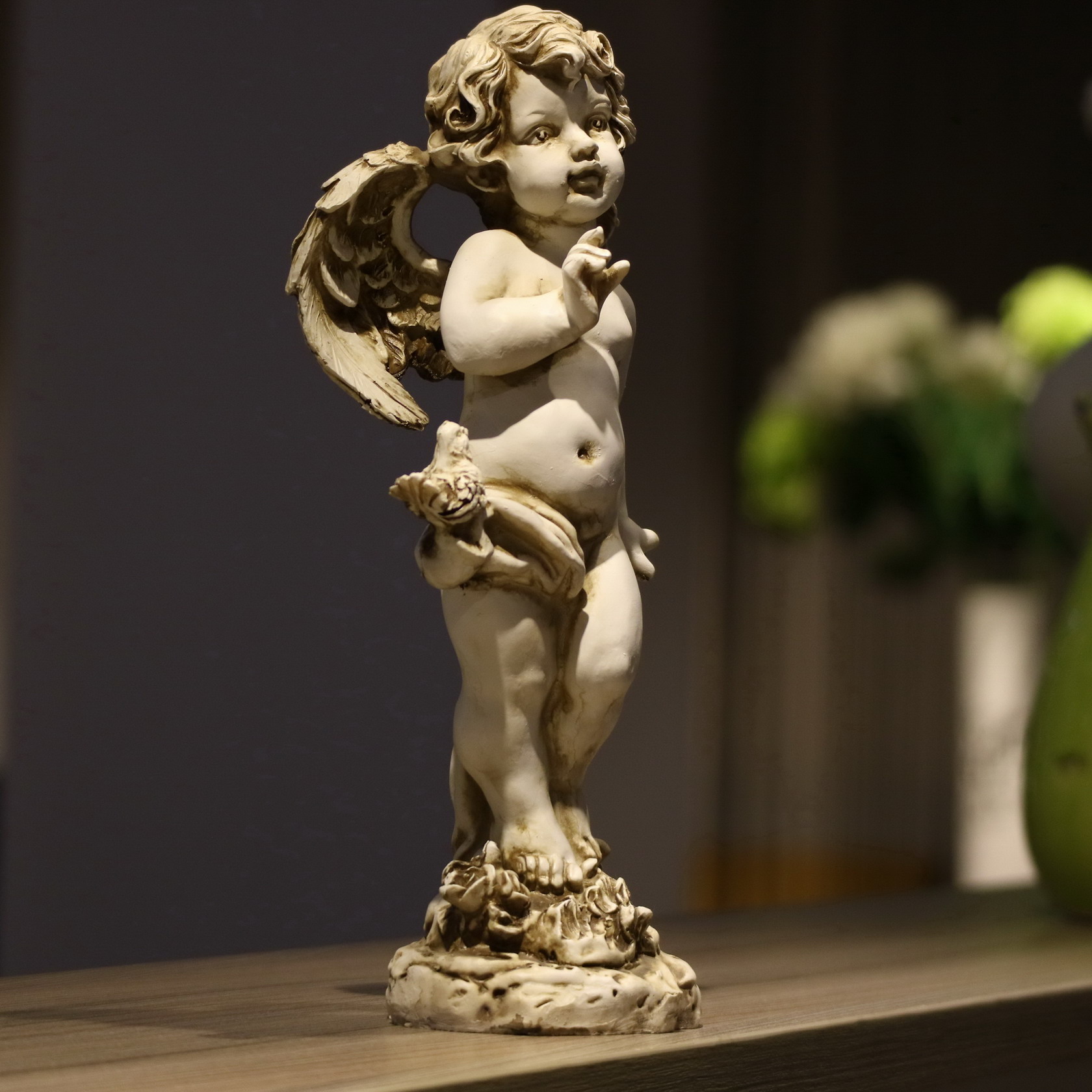 Retro Resin Angel Figurine 29c - đánh giá và giá Resin Art Gift For Wedding