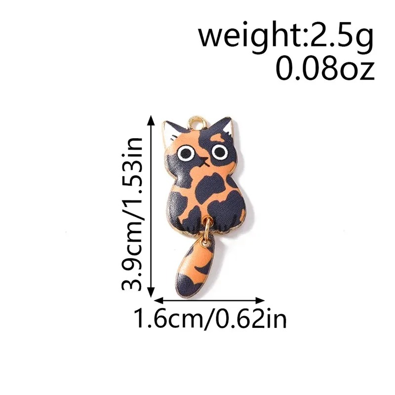 10Pcs 16×39mm Cute Cartoon Cat - đánh giá và giá Resin Art Jewelry Kit