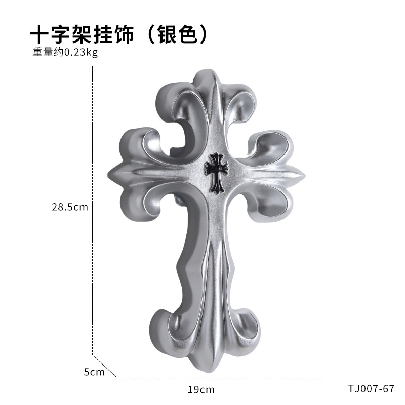 Retro Cross Wall Decor Gothic  - đánh giá và giá Resin Art Hanging