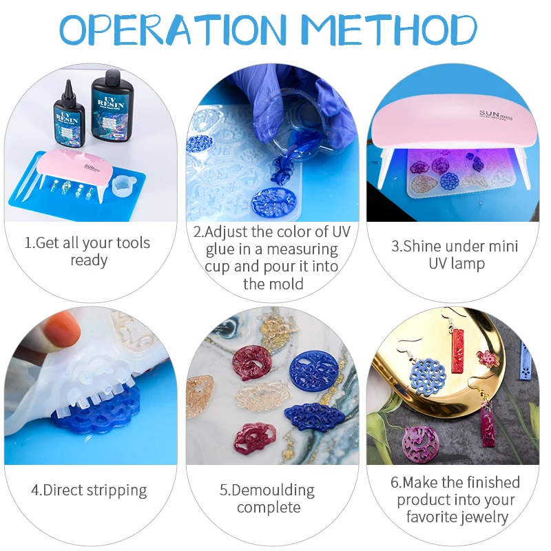 Hard UV Resin Glue Kit Fast Cu - đánh giá và giá Resin Art Workshop
