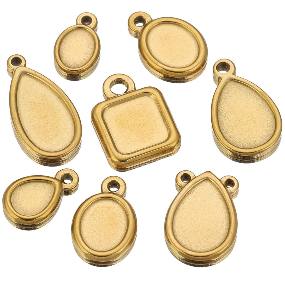 5pcs Stainless Steel Square Dr - đánh giá và giá Resin Art Jewelry Kit