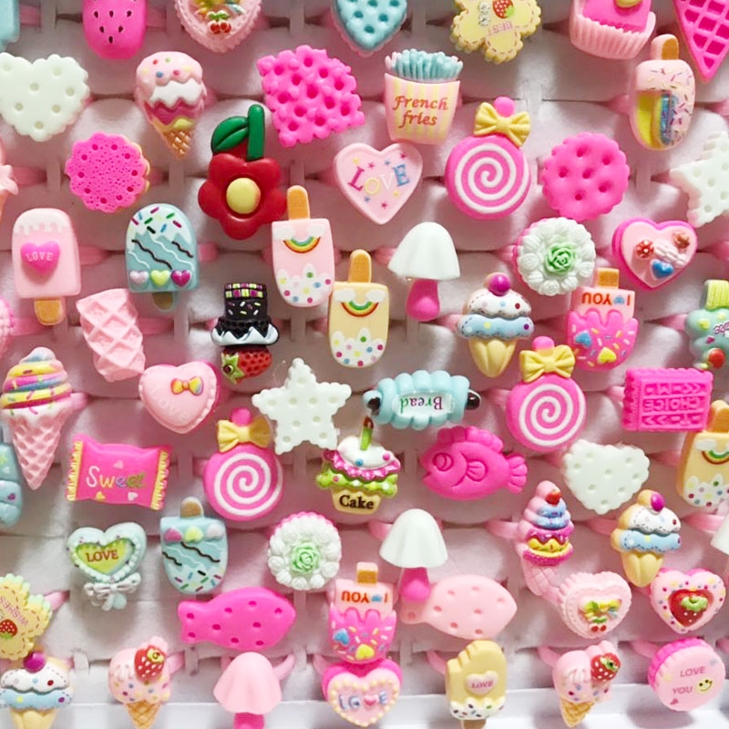 10pcs/Lot Cute Children's Cart - đánh giá và giá Resin Art Ring