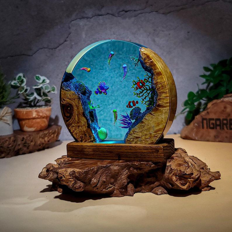 Ocean Aquarium Organism Resin  - đánh giá và giá Resin Art Resin
