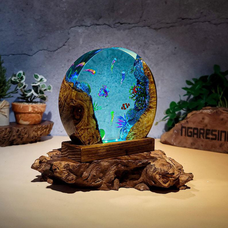 Ocean Aquarium Organism Resin  - đánh giá và giá Resin Art Resin