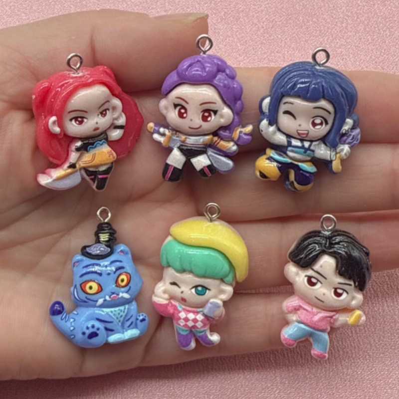 10pcs resin cartoon pendant, D - đánh giá và giá Resin Art Jewelry Kit