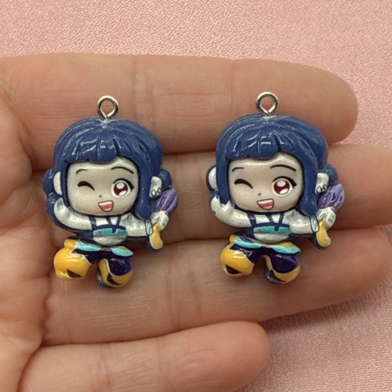 10pcs resin cartoon pendant, D - đánh giá và giá Resin Art Jewelry Kit