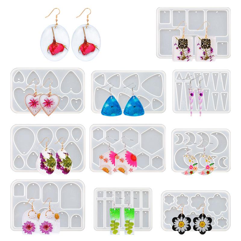 Earring Pendant Silicone Mold  - đánh giá và giá Resin Art Earrings