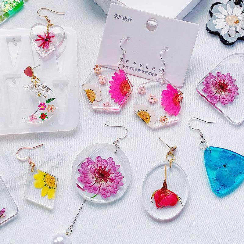 Earring Pendant Silicone Mold  - đánh giá và giá Resin Art Earrings