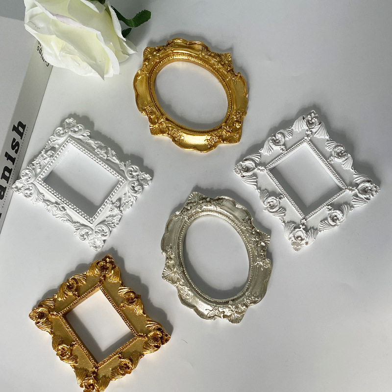 Mini gold small photo frame sh - đánh giá và giá Resin Art For Photo Frame