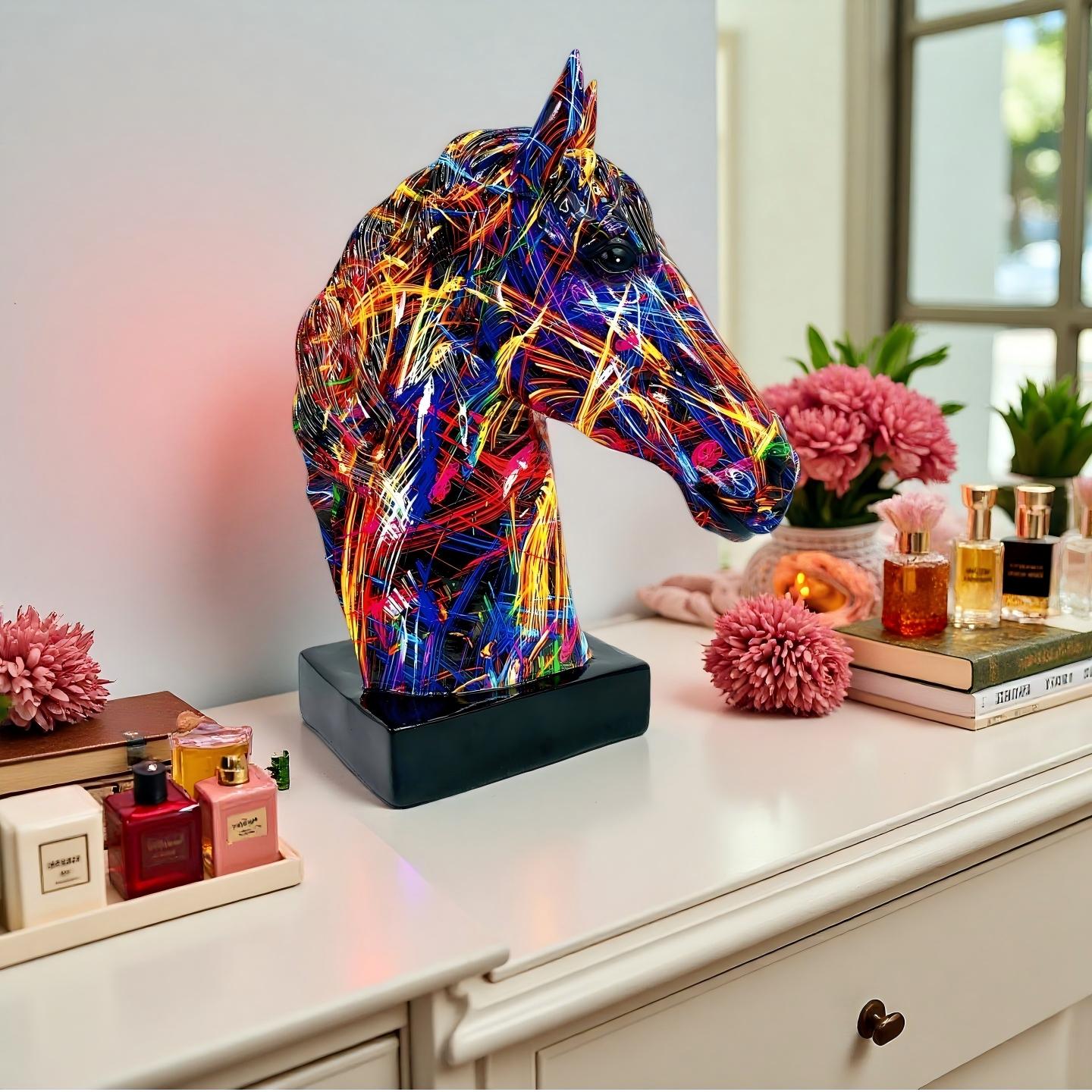 Creative Resin  Horse Head Orn - đánh giá và giá Resin Art Resin