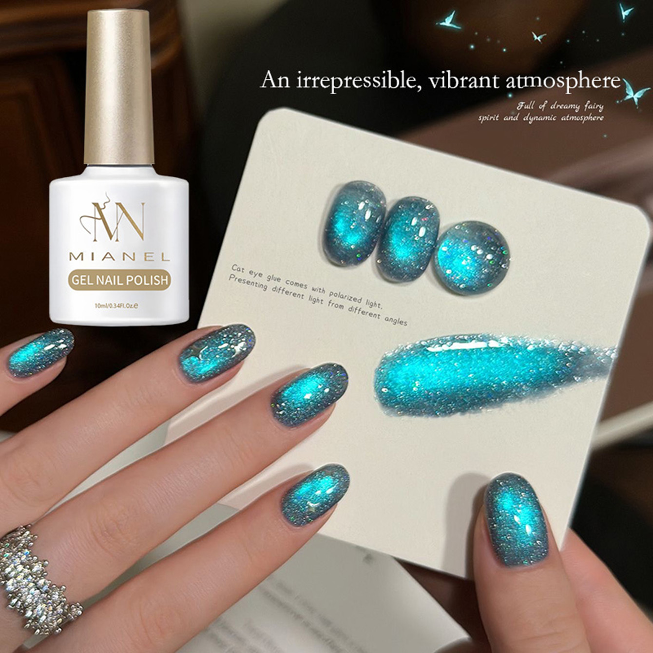 MAINEL 10ML 1-4Pcs Blue Nails  - đánh giá và giá Resin Art Online