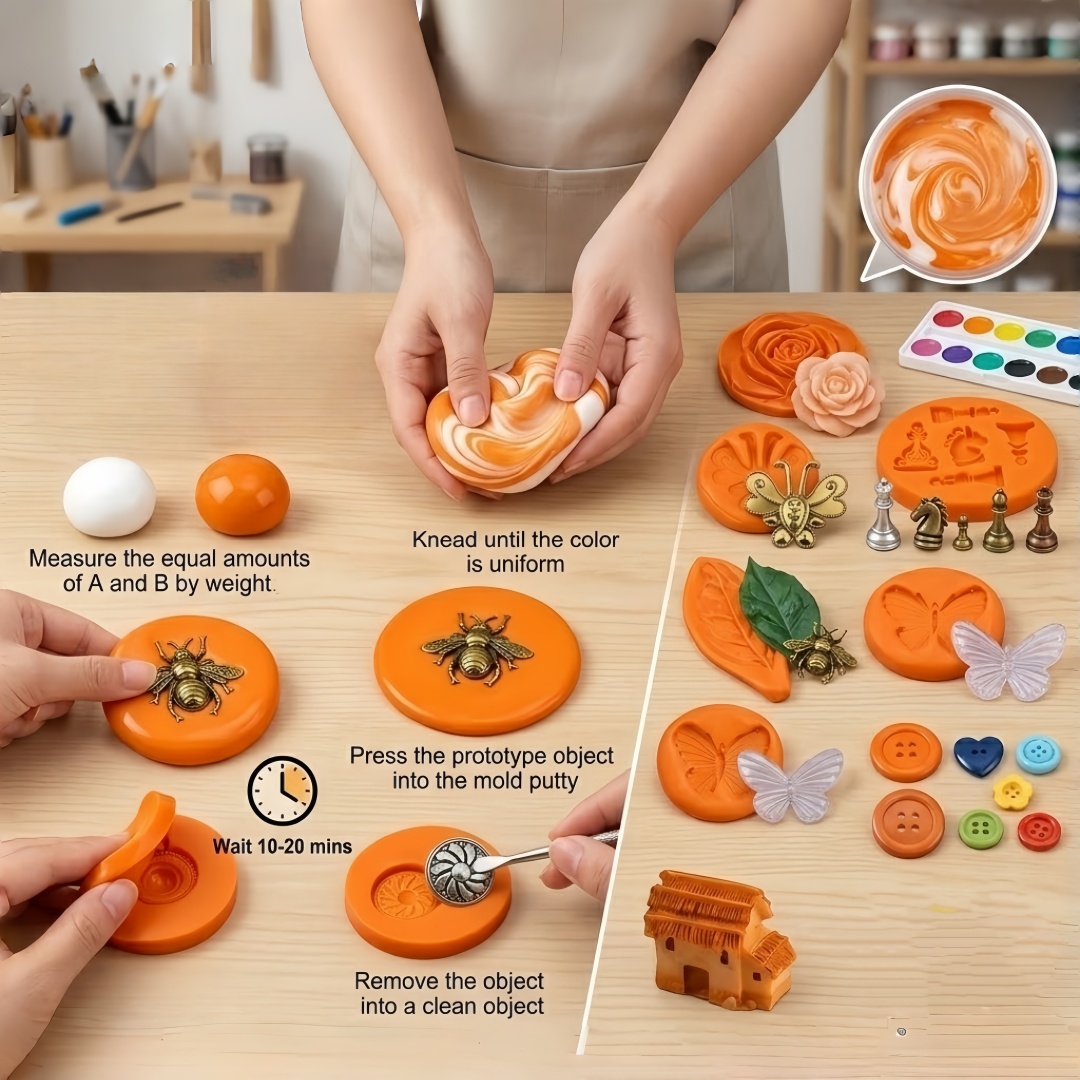 Silicone Putty DIY Crafting Se - đánh giá và giá Resin Art Resin