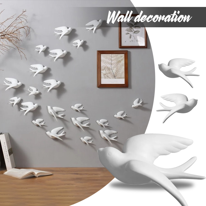 Creative Ceramic Birds Wall Ha - đánh giá và giá Resin Art Hanging