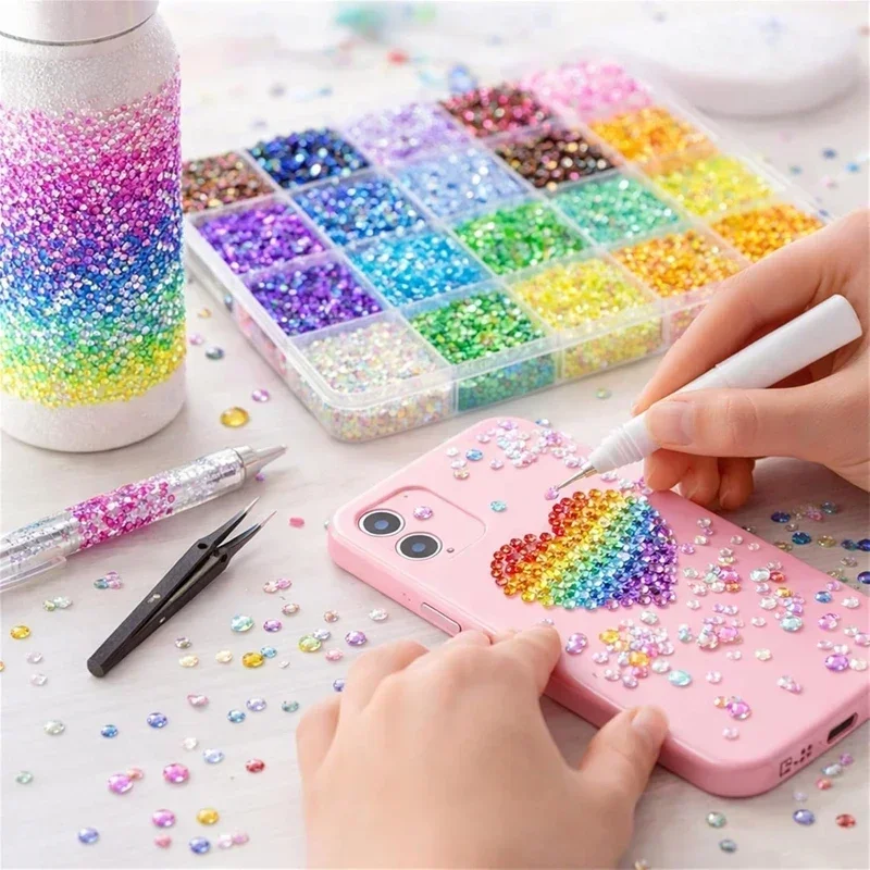3mm Color Diy Resin Rhinestone - đánh giá và giá Resin Art For Photo Frame