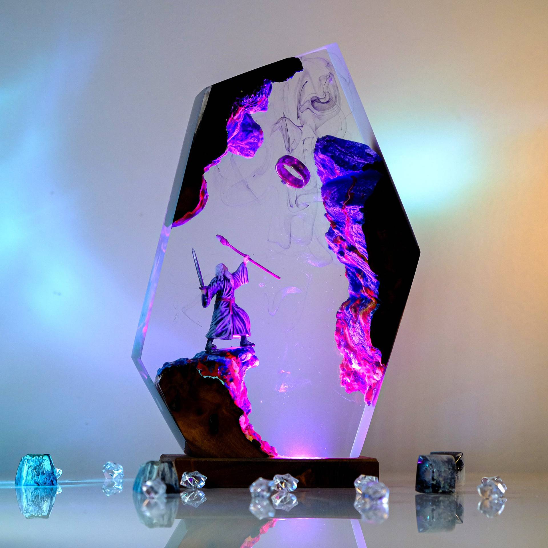 Movie Scence Figure Table Resi - đánh giá và giá Resin Art Resin